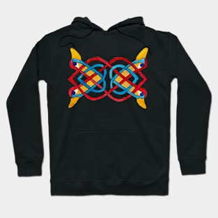 Duck Celtic Tracery V2 Hoodie